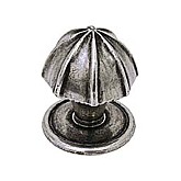 pewter gothic knob